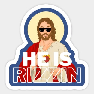 COOL JESUS HAS RIZZEN Sticker